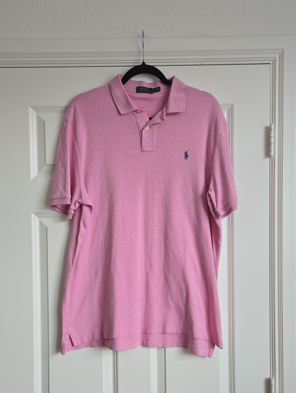 Polo pink top with colar